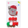 O1CN011Q4dZ51f6M0gkglLA_2213322863957-0-cib Wholesale Christmas Tree Snowman Fabric Hairpins