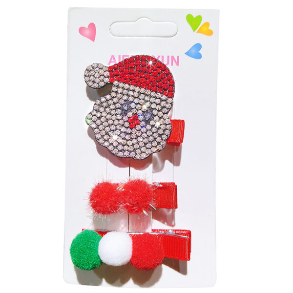 O1CN011Q4dZ51f6M0gkglLA_2213322863957-0-cib Wholesale Christmas Tree Snowman Fabric Hairpins