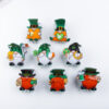 O1CN011StWi425Adqf6zN6v_2212693817486-0-cib Wholesale St. Patrick's Day Green Old Dwarf Shamrock Pvc 6cm Hair Clip