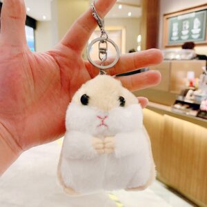 Plush hamster yellow