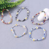 Wholesale Rice Beads Colorful Daisy Small Flowers Resin Bracelet