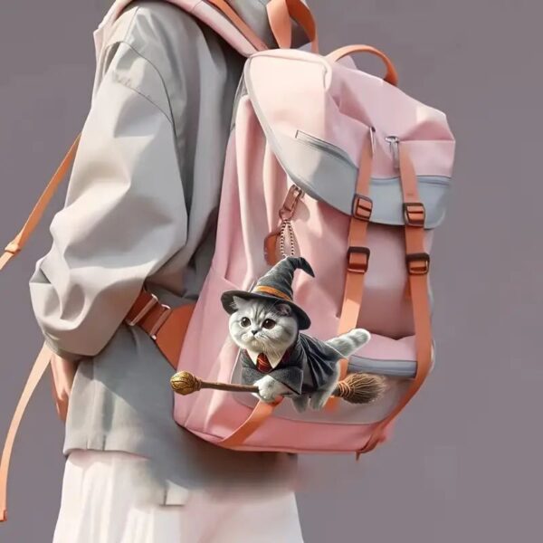 Wholesale New Acrylic Flat Magic Cat Car Interior Pendant