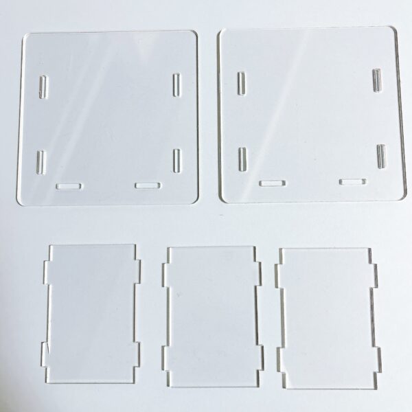 Wholesale acrylic pen holder pencil case TK cosmetic tube bead string pen storage 10cm Can be DIY wrpas or stickers on