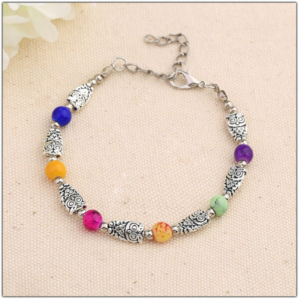Wholesale Owl Bright Alloy Bracelets