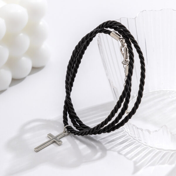 O1CN011XYIu31jS7J7LzYAz_2757164546-0-cib Wholesale Multi-layer Woven Cross Men's String Bracelet