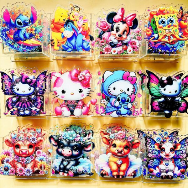 O1CN011XlOS51eFggJjJ9z7_2214294593842-0-cib-1 Wholesale 10cm Popular Creative Cartoon DIY Acrylic Pen Holder OLY Exclusive