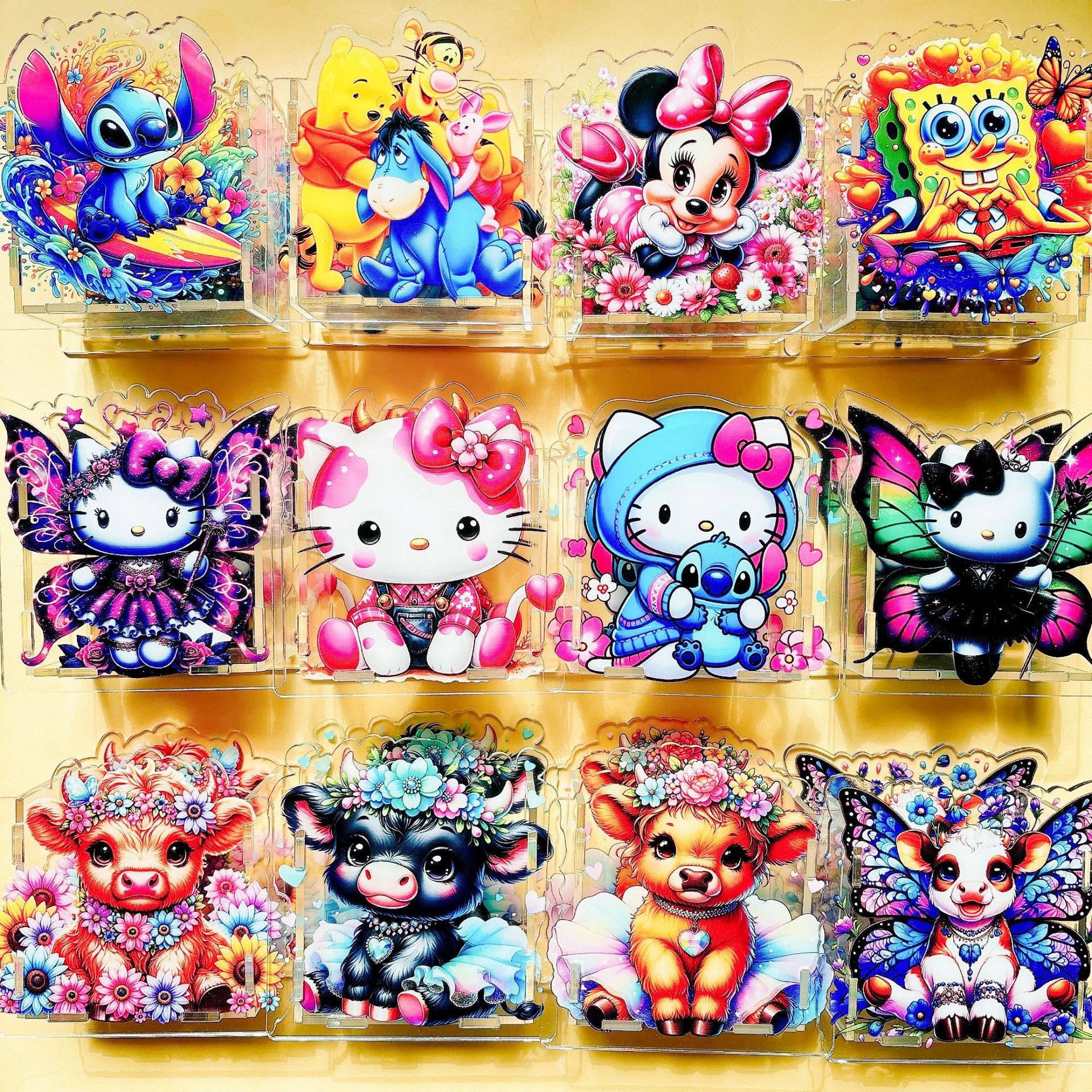 Wholesale Pen Holder Stationery Box Acrylic Pen Box Gift Make Holder 10cm