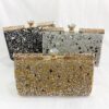 Wholesale Large Capacity One Shoulder Rhinestone Clutch Bag OLY-SD-QY003