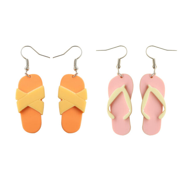 Wholesale Slippers Acrylic Earrings