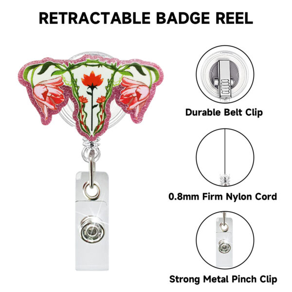 O1CN011dzHzo2EP90OKSTMo_2214963228736-0-cib Wholesale Acrylic Skull Alligator Clip Retractable Badge Reel Easy Pull Buckle