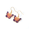 Wholesale Colorful Butterfly Alloy Earrings