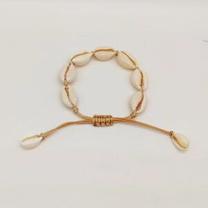 Golden Rope Bracelet 7 Shell