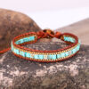 Wholesale Emperor Stone Beads Leather Bracelet