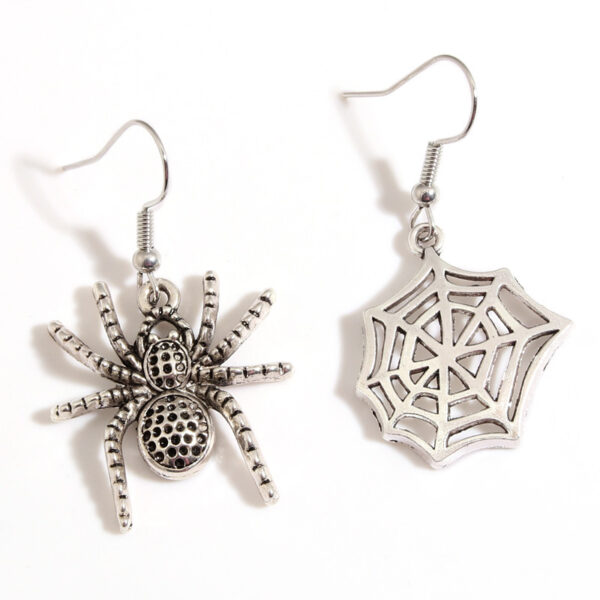 O1CN011kDmqm1VaRtIU2NA8_2212758802669-0-cib Wholesale Punk Spider Web Pendant Gothic Earrings
