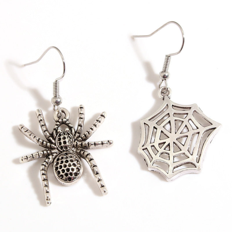 Wholesale Punk Web Pendant Gothic Earrings