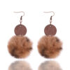 O1CN011lug7q1ftMRDl2Sk3_3172764064-0-cib Wholesale Brown and Black Artificial Fur Ball Earrings