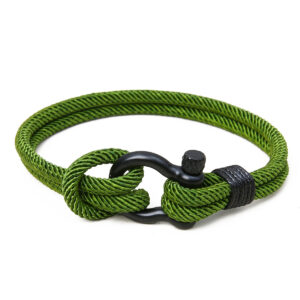 Grass green + alloy buckle