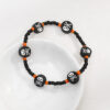 Wholesale Halloween Skeleton Bones, Soft Pottery, Rice Beads, Beaded Bracelets