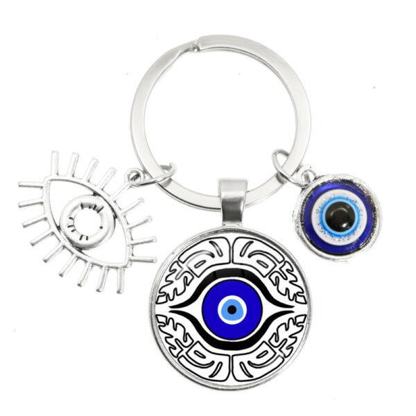 O1CN011okyVR1tijpJCO29O_2212752275936-0-cib Wholesale Metal Devil Eye Creative Key Chain