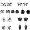 O1CN011rhmOI1POBjMhGwtR_2213249061830-0-cib Wholesale Halloween Punk Style Dark Butterfly Skull Series Skull Alloy Earrings