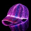 Wholesale LED Fiber Optic Luminous Baseball Caps