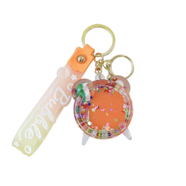 Wholesale Acrylic Into Oil Liquid Milk Tea Cup Mahjong Keychain