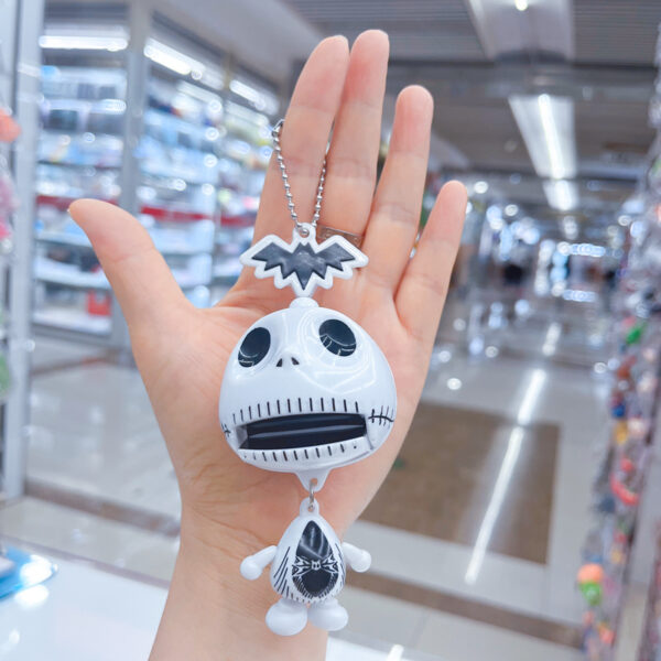 Wholesale Pull Line Jack Skull Ghost Festival Small Skeleton Modified Benzene Keychains