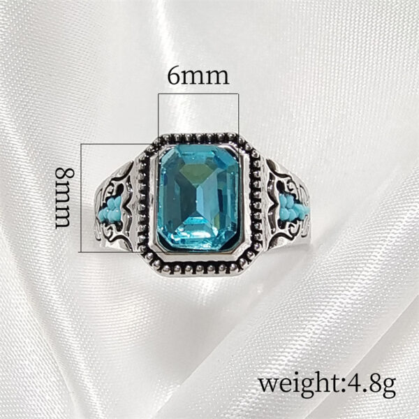 O1CN011wp25r1lqVbPsHzhZ_4221604870-0-cib Wholesale Vintage Square Zircon Alloy Rings