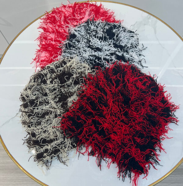 O1CN011yhAWE1z2xT94QS8m_2214756276657-0-cib Wholesale Autumn Winter Acrylic Knitted Wool Monkey Fur Hat