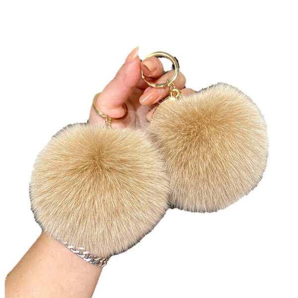 Wholesale 9cm Fur Ball Keychain