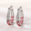O1CN0121zfJd1TI0lTfykMk_2206709272358-0-cib Wholesale Zirconia Inlaid Circular Alloy Earrings
