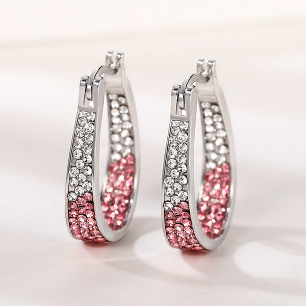 O1CN0121zfJd1TI0lTfykMk_2206709272358-0-cib Wholesale Zirconia Inlaid Circular Alloy Earrings