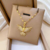 Wholesale Phoenix Wings Stainless Steel Necklaces
