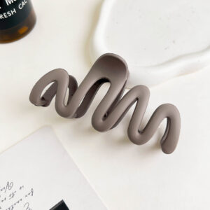 11cm wave-frosted deep coffee / Metal