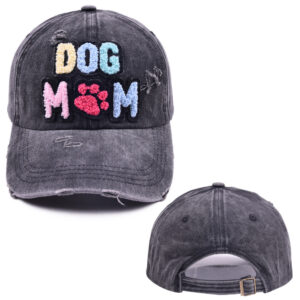 Black-DOG MAMA / free size (58CM adult adjustable)