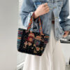 Wholesale Ethnic Style Embroidered Canvas Bag