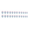 O1CN0127XHsn1qQveGJTdTE_3917635491-0-cib Wholesale Blue Green Gradient Aurora Flame Round Toe Short Nail Stickers
