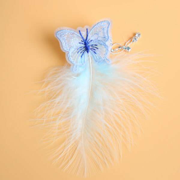 Wholesale Yarn Butterfly Feather Accessories Accessories Hair Jewelry Bag Pendant Accessories