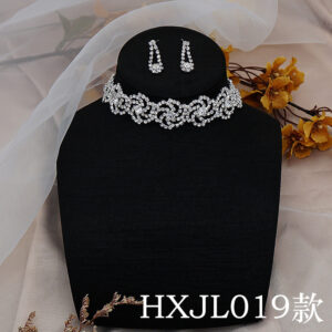 HXJL019 silver white drill / silver plating