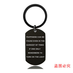 W00012 key chain overall Black