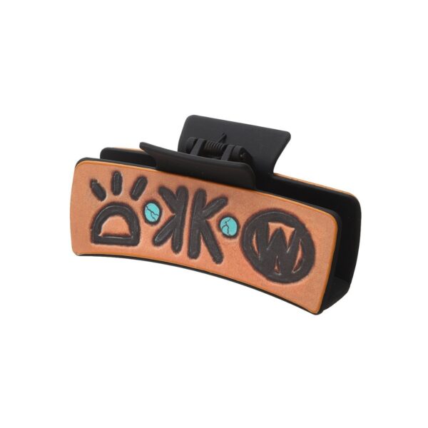 Wholesale Western Style Cactus Butterfly Leather Hair Clip Shark Clip Combination