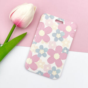 Five-leaf flower-pink and blue (no accessories)