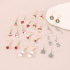 Wholesale Christmas Colorful Earrings Set