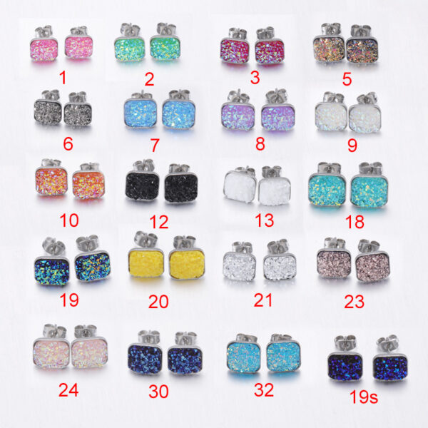 O1CN012CtcLJ1VPSHZjCytL_3193352645-0-cib Wholesale personalized sweet multi-standard square baby's breath rhinestone earrings