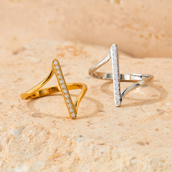 O1CN012Cv4BD1v8fuJDQdCH_3375386128-0-cib Wholesale Wave Set Zircon Stainless Steel Ring