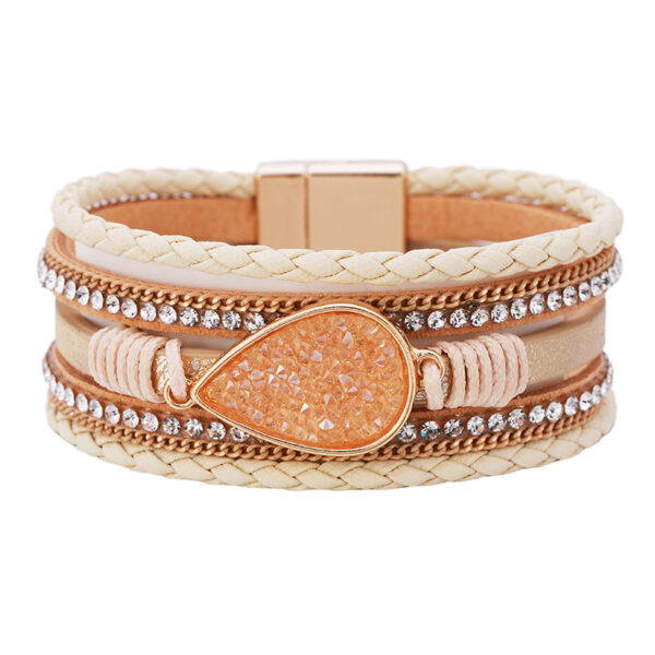 O1CN012D2Jk52JGxjb7wCJL_1871609395-0-cib Wholesale Bohemian Diamond Leather Bracelet