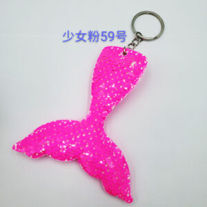 Girl Powder 59 / Single ring buckle + sequined mermaid
