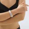 Wholesale Simple Rhinestone Fashionable Elastic Bracelet