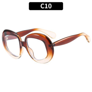 C10-gradient tea frame/White piece