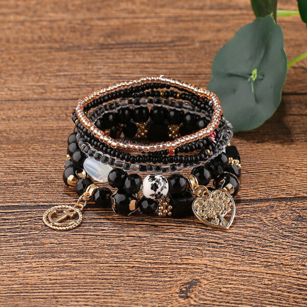 Wholesale Cute Pendant Multilayer Beaded Bracelet